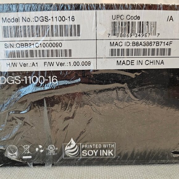 D-Link 16-Port Gigabit Smart Managed Switch - DGS-1100-16 - Picture 8 of 8